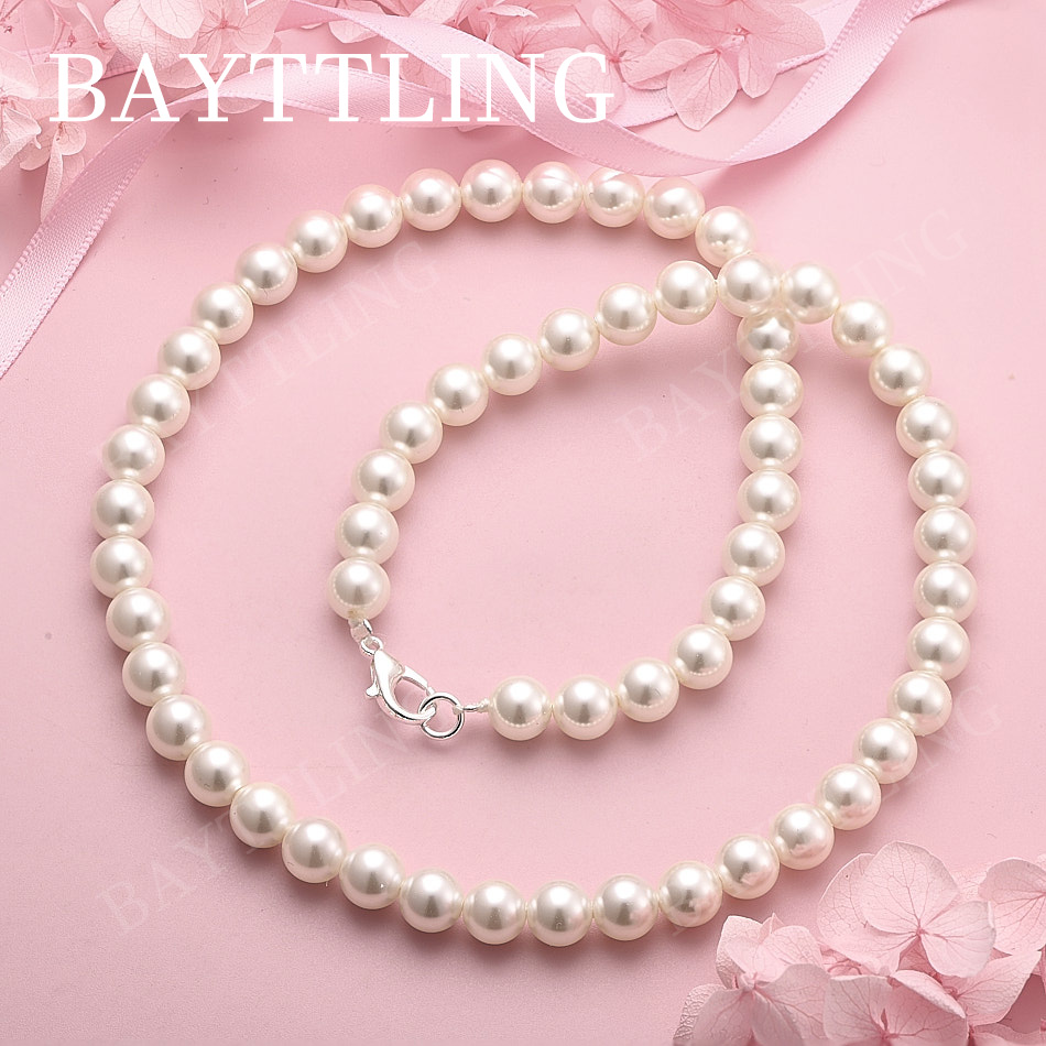 925 Sterling Silver Elegant Pe - đánh giá và giá Pearl Trim Chain