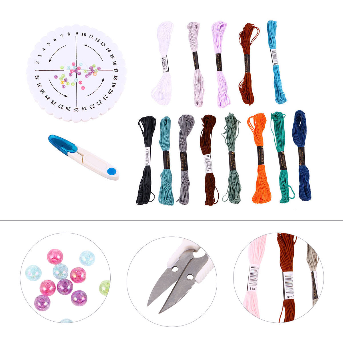 Friendship Bracelet Making Kit - đánh giá và giá Embroidery Craft