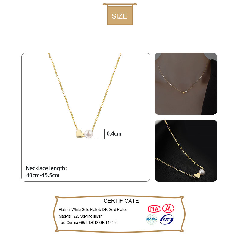 TrustDavis Thật Nữ Bạc 925 Trá - đánh giá và giá Pearl Trim Chain