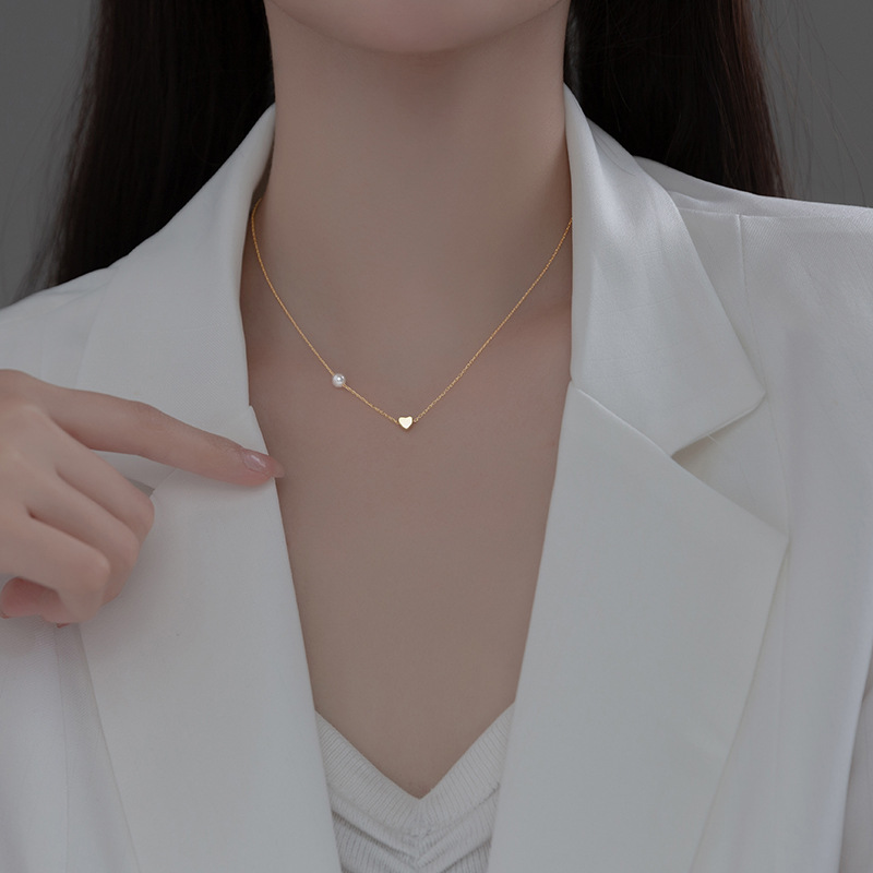 TrustDavis Thật Nữ Bạc 925 Trá - đánh giá và giá Pearl Trim Chain