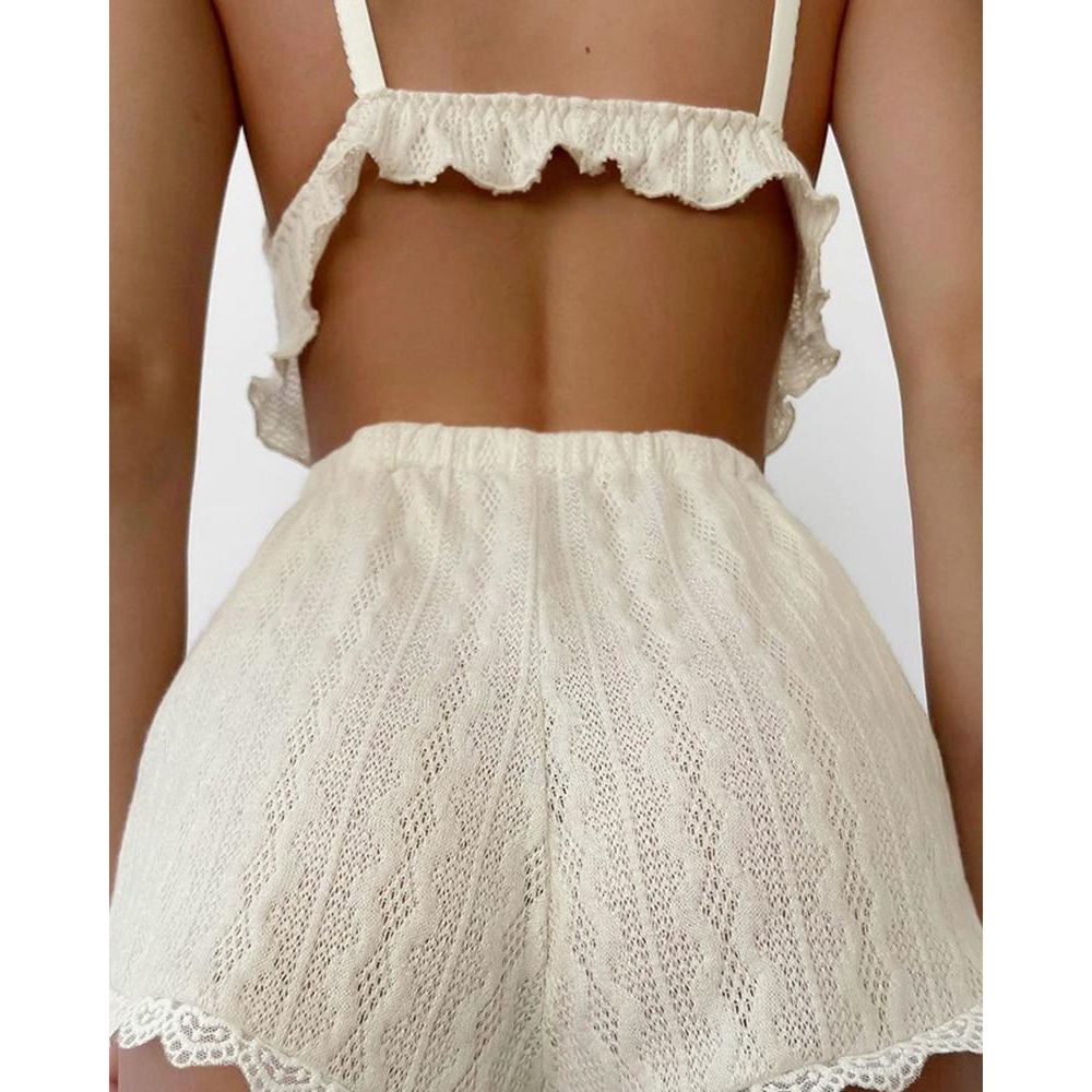 Lace Trim Ruffle Hem Cable Tex - đánh giá và giá Elastic Lace Trim