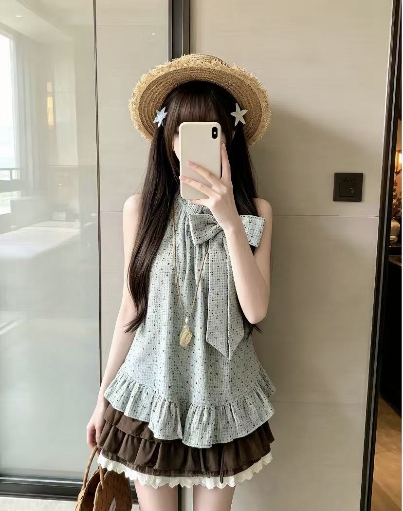 Japanese Vintage Sweeti 2-Piec - đánh giá và giá Elastic Lace Trim
