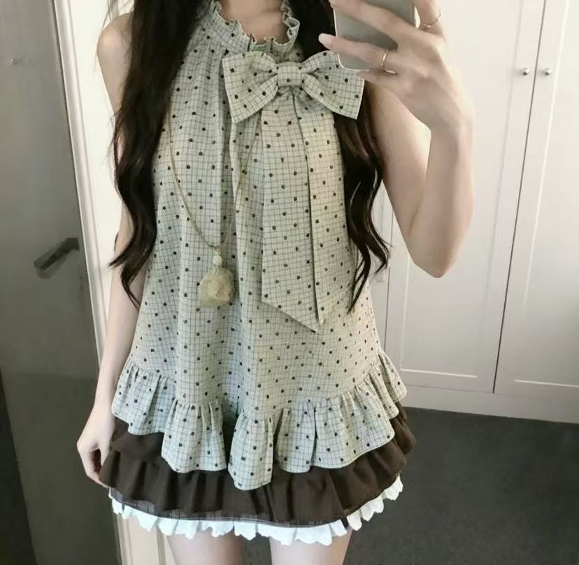 Japanese Vintage Sweeti 2-Piec - đánh giá và giá Elastic Lace Trim