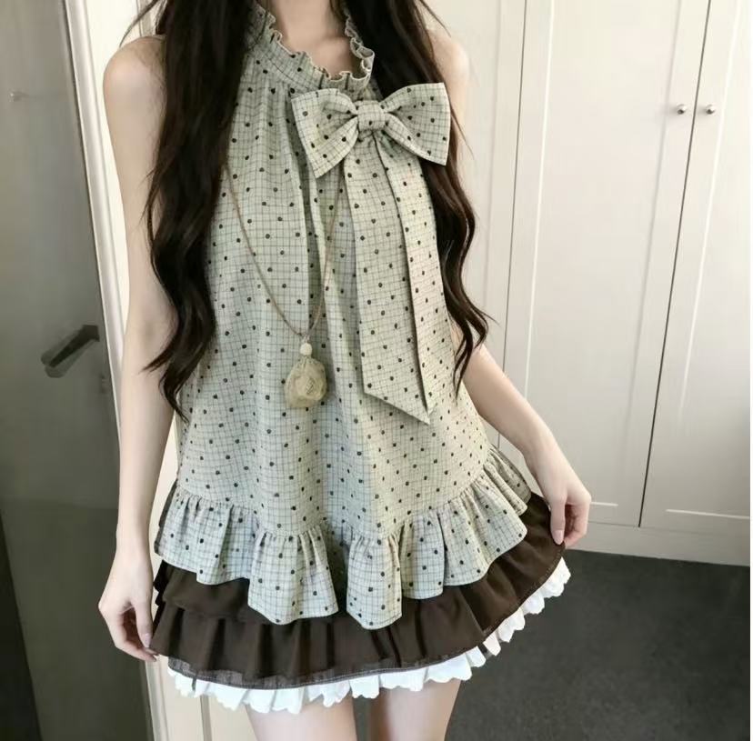 Japanese Vintage Sweeti 2-Piec - đánh giá và giá Elastic Lace Trim