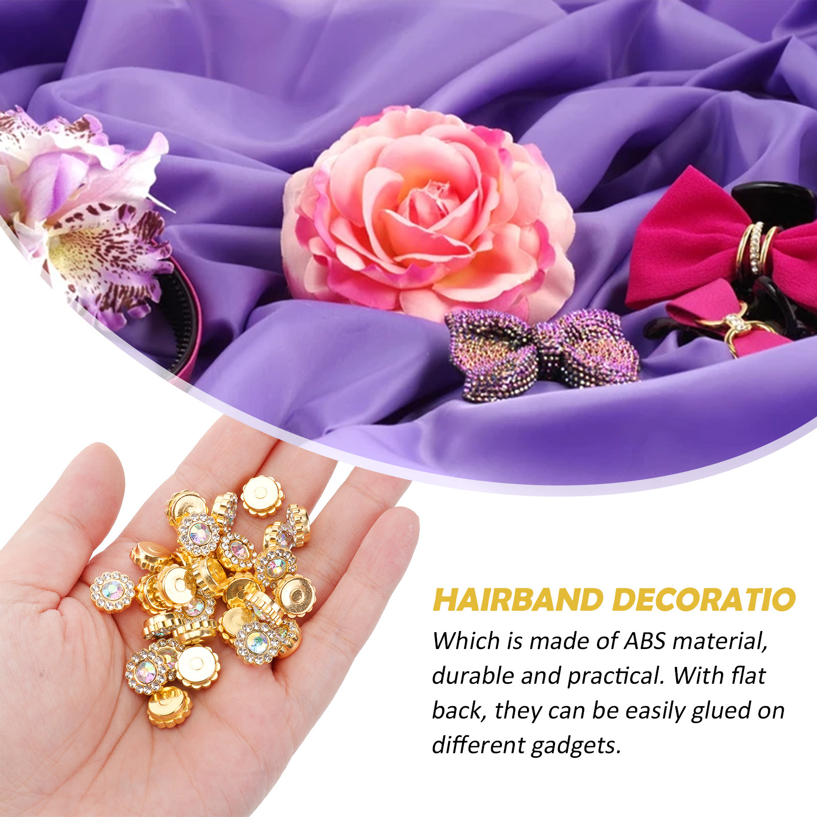 50pcs Pearl Flower Disc Access - đánh giá và giá Embellishment Glue Craft