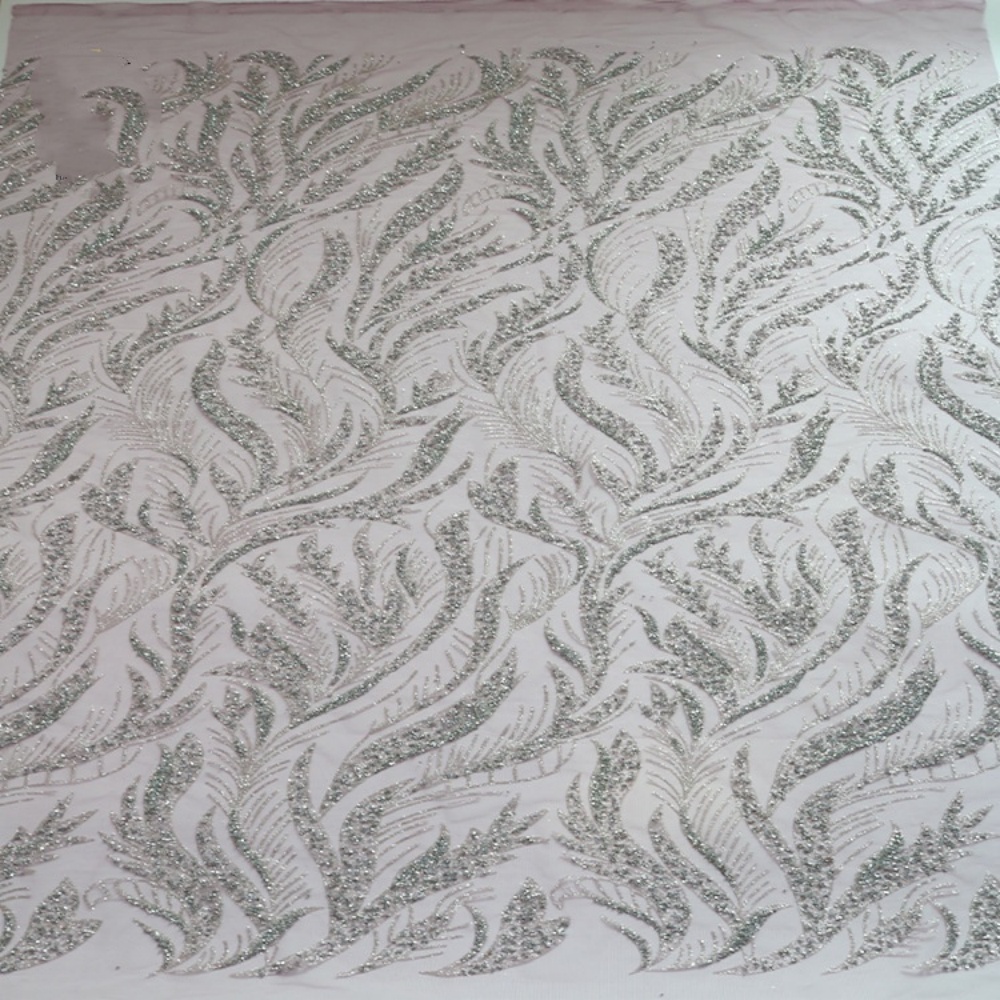 10 Hot Stamping Powder Pattern - đánh giá và giá Crystal Mesh Fabric